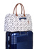 Immagine di Zaino e borsa Mommy Bag, bianco/nero/marrone