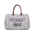 Immagine di Zaino e borsa Mommy Bag, bianco/nero/marrone