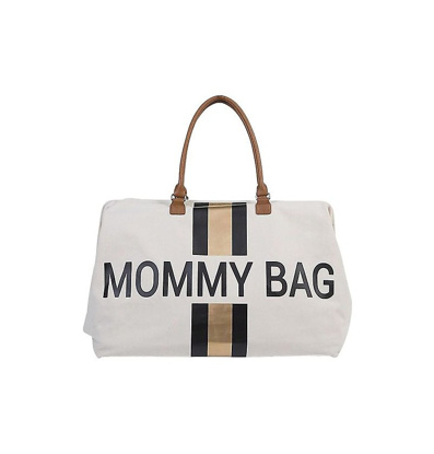 Immagine di Zaino e borsa Mommy Bag, bianco/nero/oro