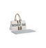 Immagine di Zaino e borsa Mommy Bag, bianco/nero/oro