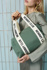 Immagine di Zaino e borsa Mommy Bag, verde/bianco/nero