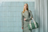 Immagine di Zaino e borsa Mommy Bag, verde/bianco/nero