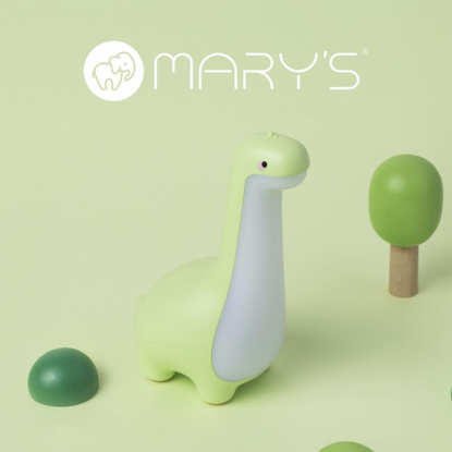 Immagine di Lampada notturna Dinozaur, verde/bianco
