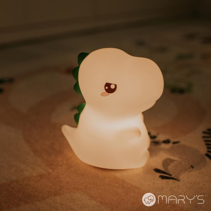 Immagine di Lampada notturna T-Rex, bianco/verde
