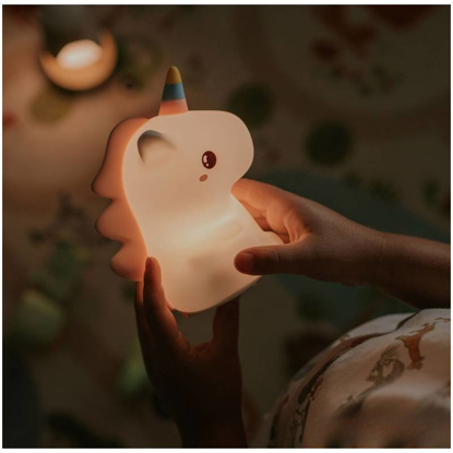 Immagine di Lampada notturna Unicorn, bianco/rosa