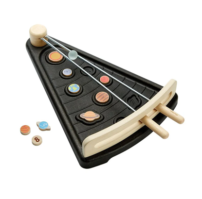 Immagine di Gioco in legno Land the Planet, beige/nero