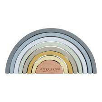 Immagine di Gioco Impilabile Arcobaleno, multicolore/blu