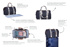 Immagine di Zaino e borsa Mommy Bag, bianco/nero