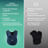 Immagine di Fascia Koala Cuddle Band 2, blu/nero
