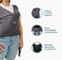 Immagine di Fascia Koala Cuddle Band 2, grigio/nero