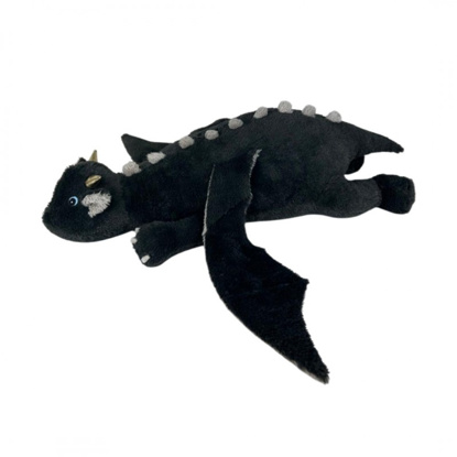 Immagine di Peluche attività Yoru Drago Nero, nero/argento
