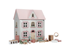 Immagine di Gioco in legno Casa delle Bambole, rosa