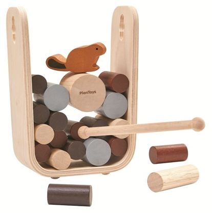 Immagine di Gioco Impilabile Timber Tumble, multicolore