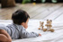 Immagine di Gioco in legno Bear & Little Bear, beige/bianco