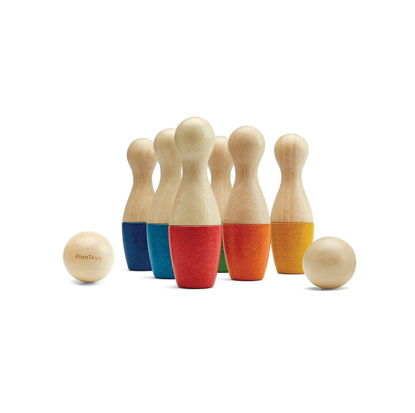 Immagine di Gioco in legno Bowling Set, multicolore