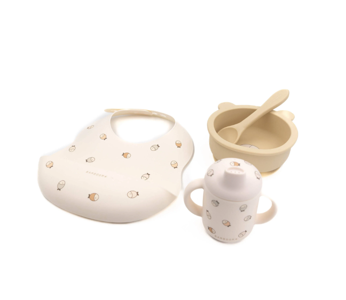Immagine di Set Pappa Fishes, avorio/beige