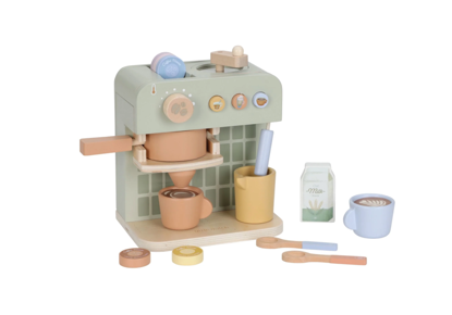 Immagine di Gioco in legno Macchina del caffè, beige/verde/multicolore