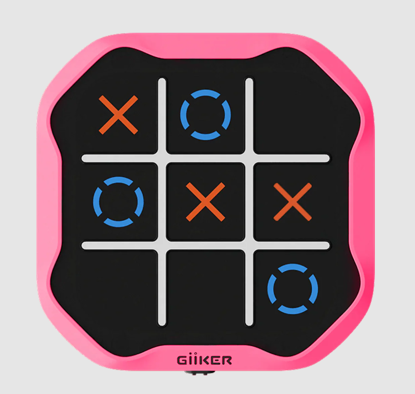 Immagine di Gioco elettronico Tic-Tac-Toe, fucsia/nero